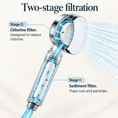 Aqora Filtered Shower Head